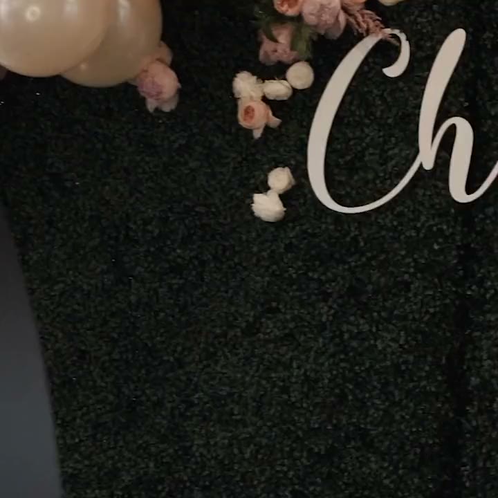 The Booth Gigs mirror booth at a baby shower